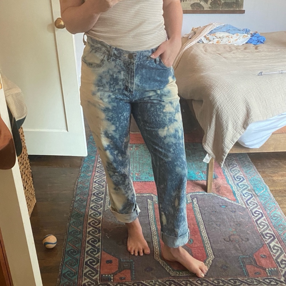 Lee Acid Wash Ripped Denim Jeans